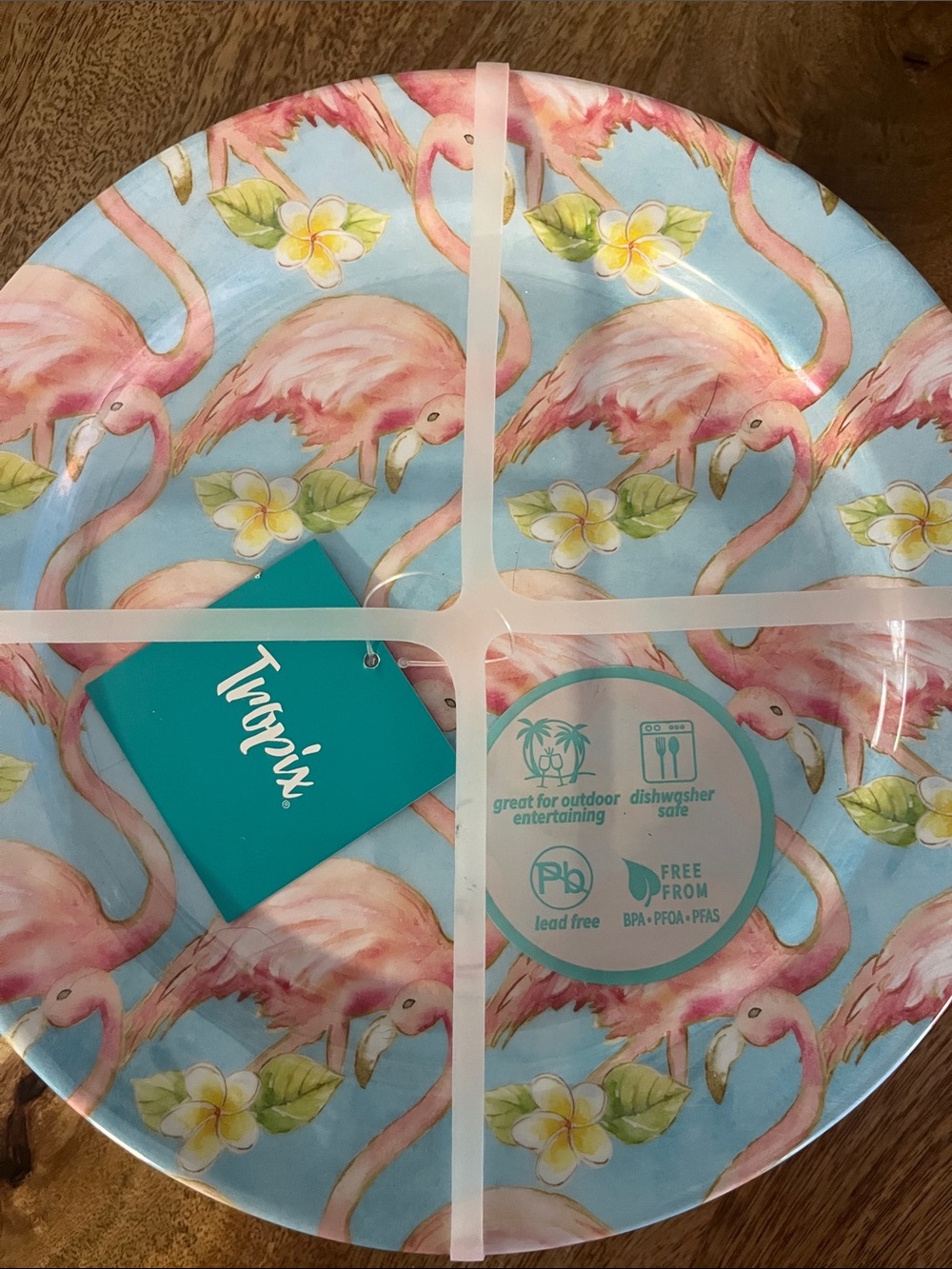Tropix Flamingo Plates